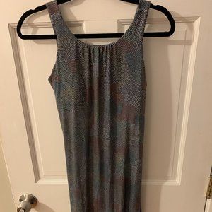 Polka-DOTTED PRANA Open back dress.